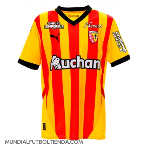 Camiseta RC Lens Primera Equipación Replica 2024-25 mangas cortas